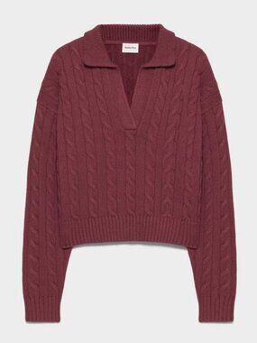 Aritzia Sunday Best Lottie Sweater (Spiced Burgundy | XS)